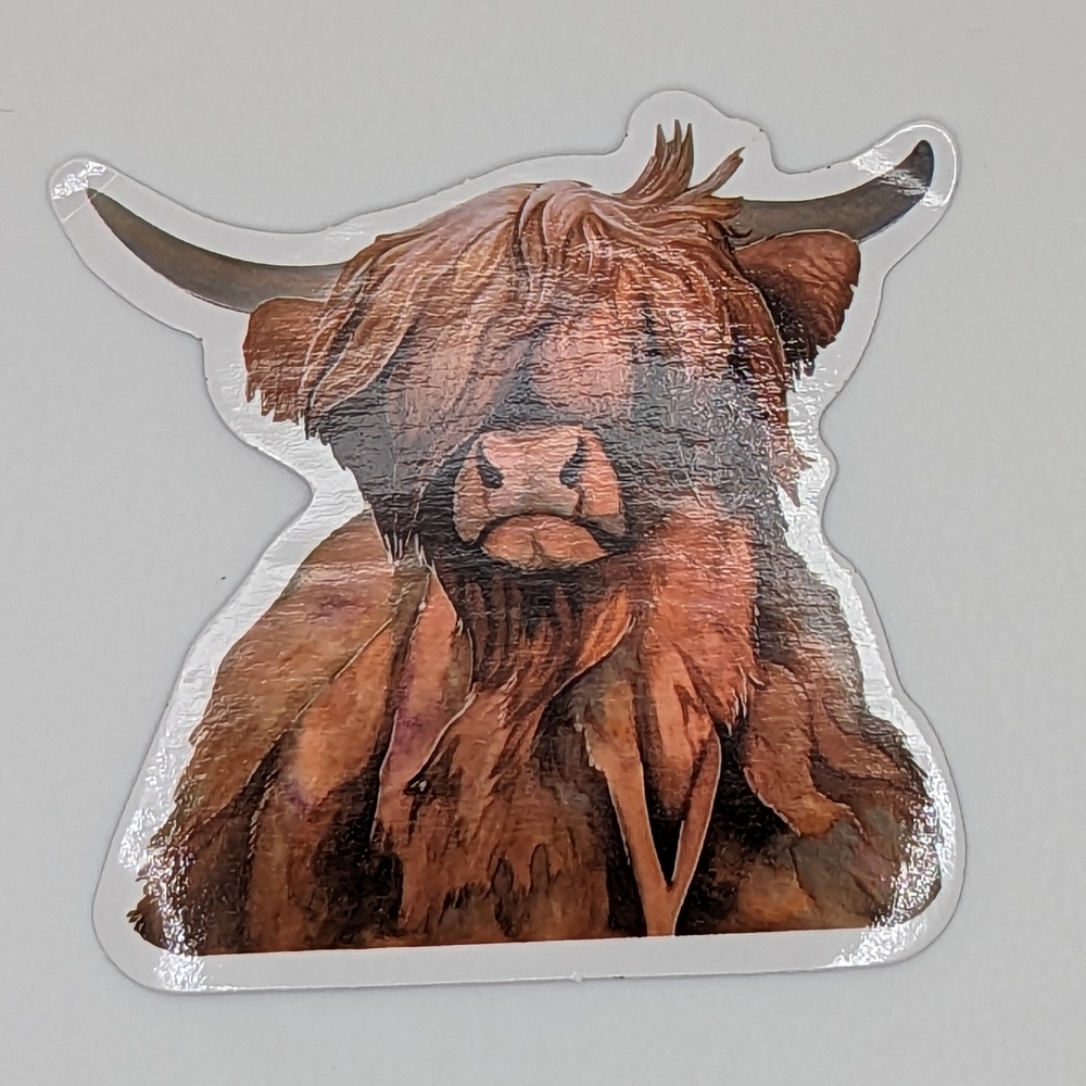 Highland Cow Sticker
